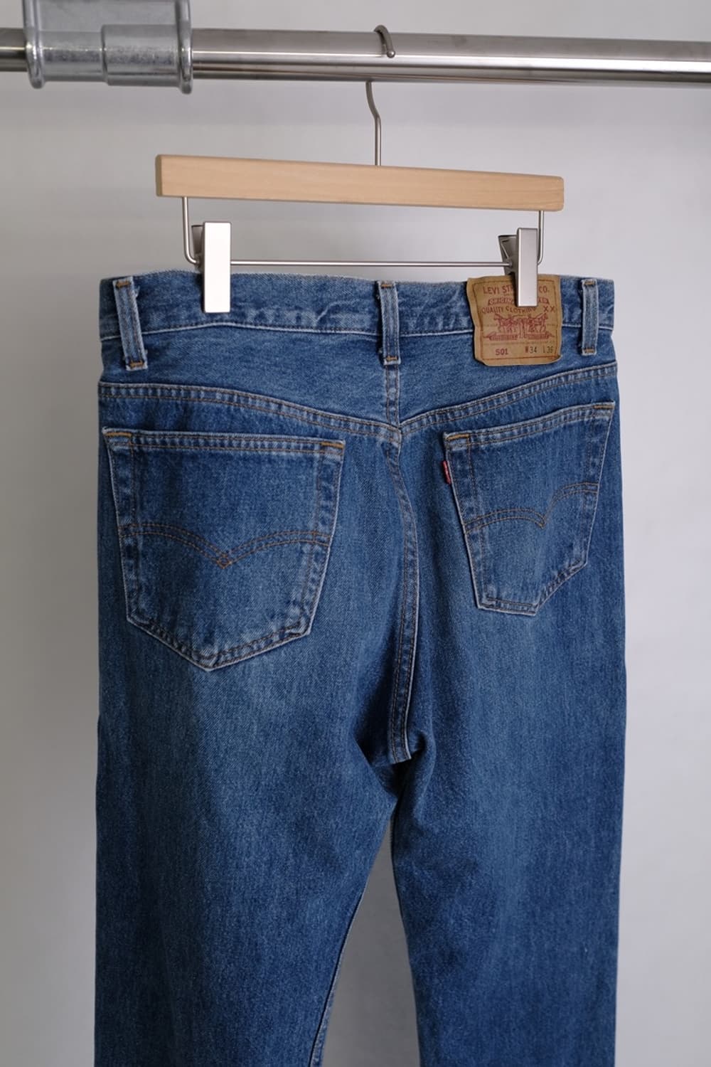 Levis 501 90's U.S.A 데님 W34L36 상품이미지5