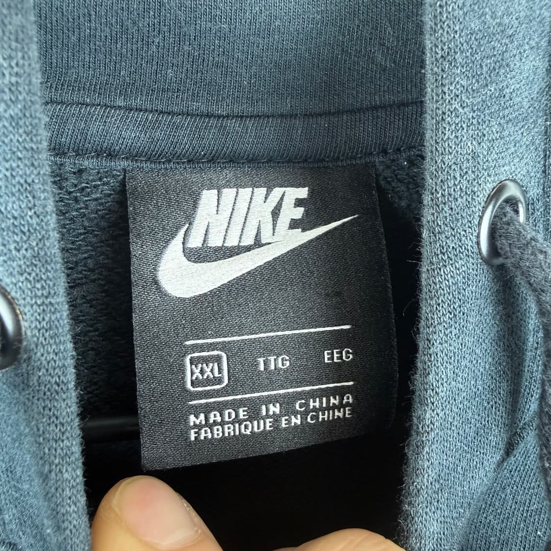 (무료배송)2XL) 나이키 더블스우시 후드집업 블랙 상품이미지3