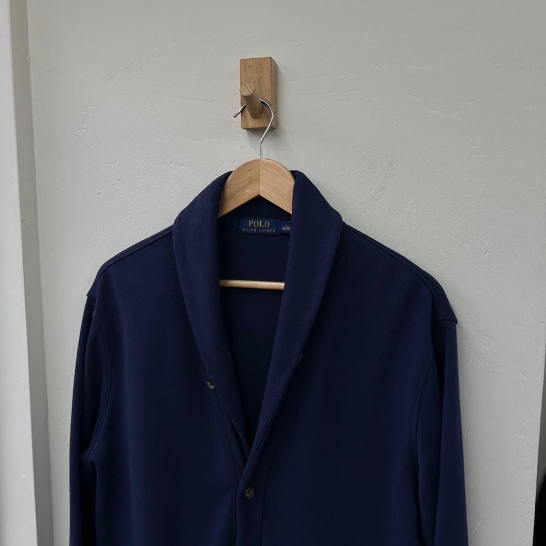 16731 - 폴로 랄프로렌 네이비 숄카라 가디건 상품이미지1