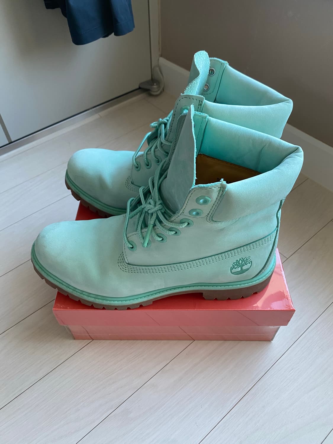 Timberland 팀버랜드 6인치 워커 부츠 50주년 민트 티파니색 상품이미지2