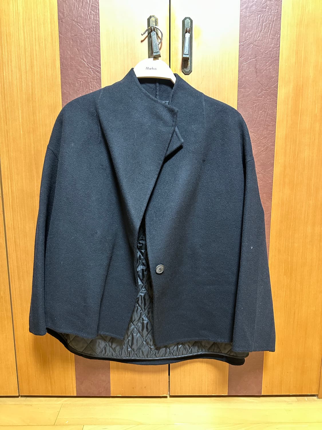 유노이아 숏코트 블랙 상품이미지2