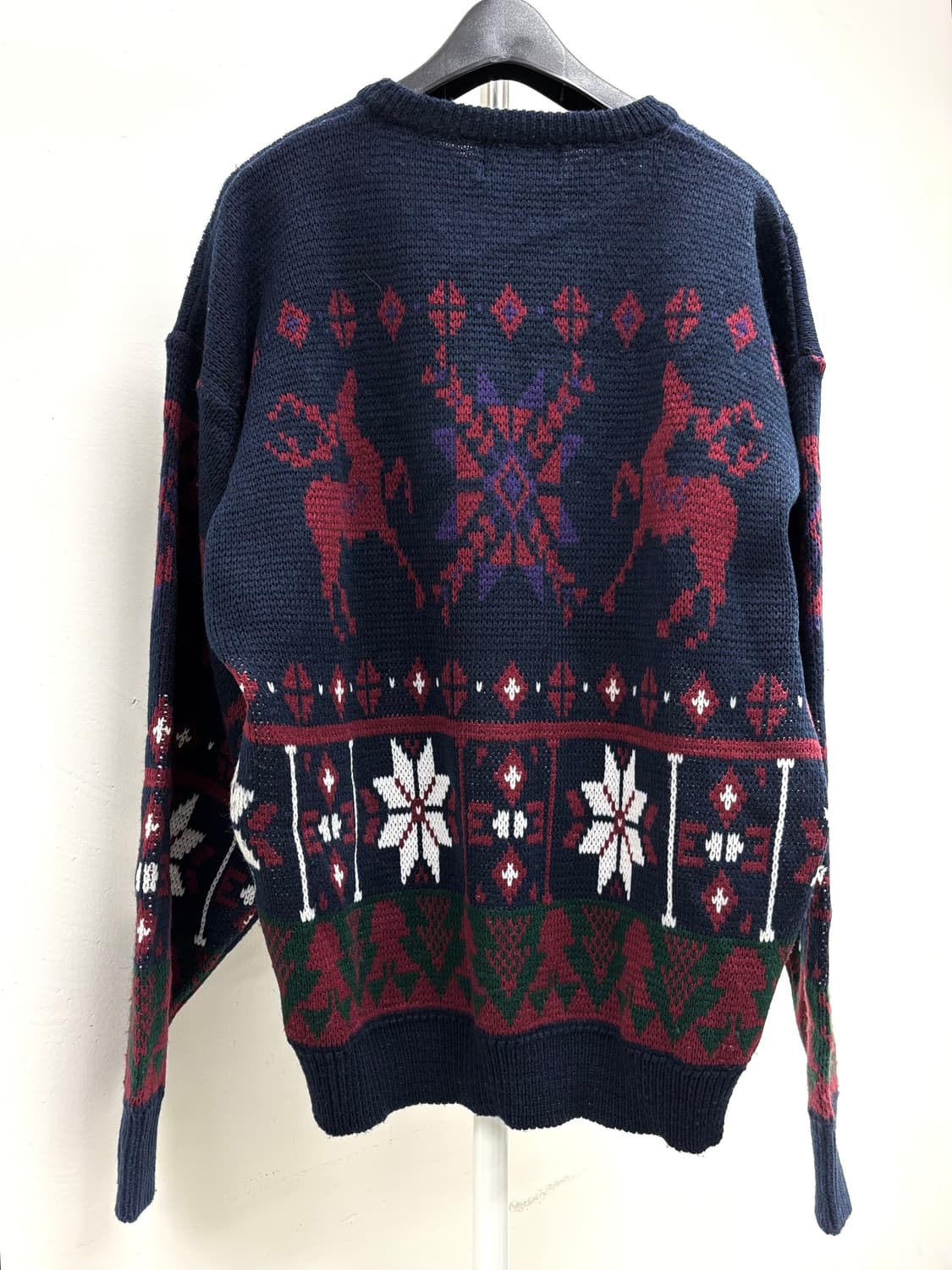 빈티지 노르딕 니트 스웨터 상품이미지7