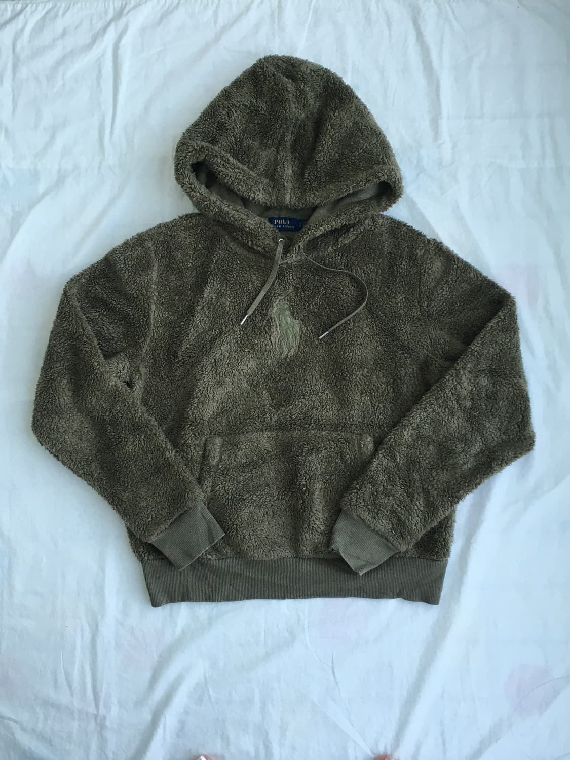 폴로 polo 그린 뽀글이 후드 상품이미지1