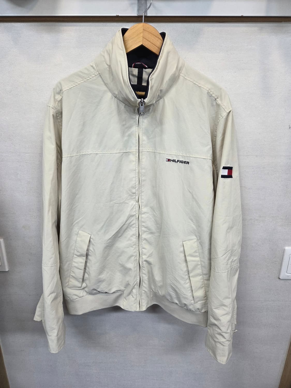 타미힐피거 플래그 로고 방풍 해링턴자켓 xl xxl 상품이미지1