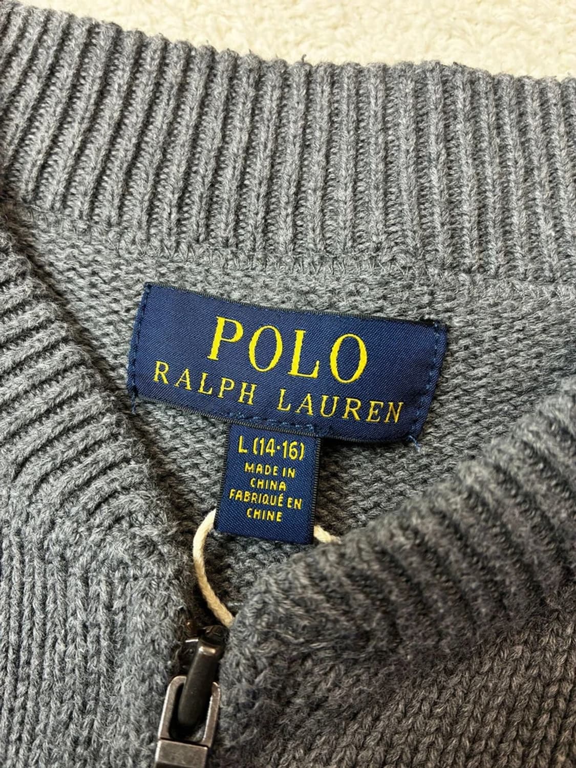 폴로 랄프로렌 100% 코튼 빅포니 니트 집업 PN5952 상품이미지6