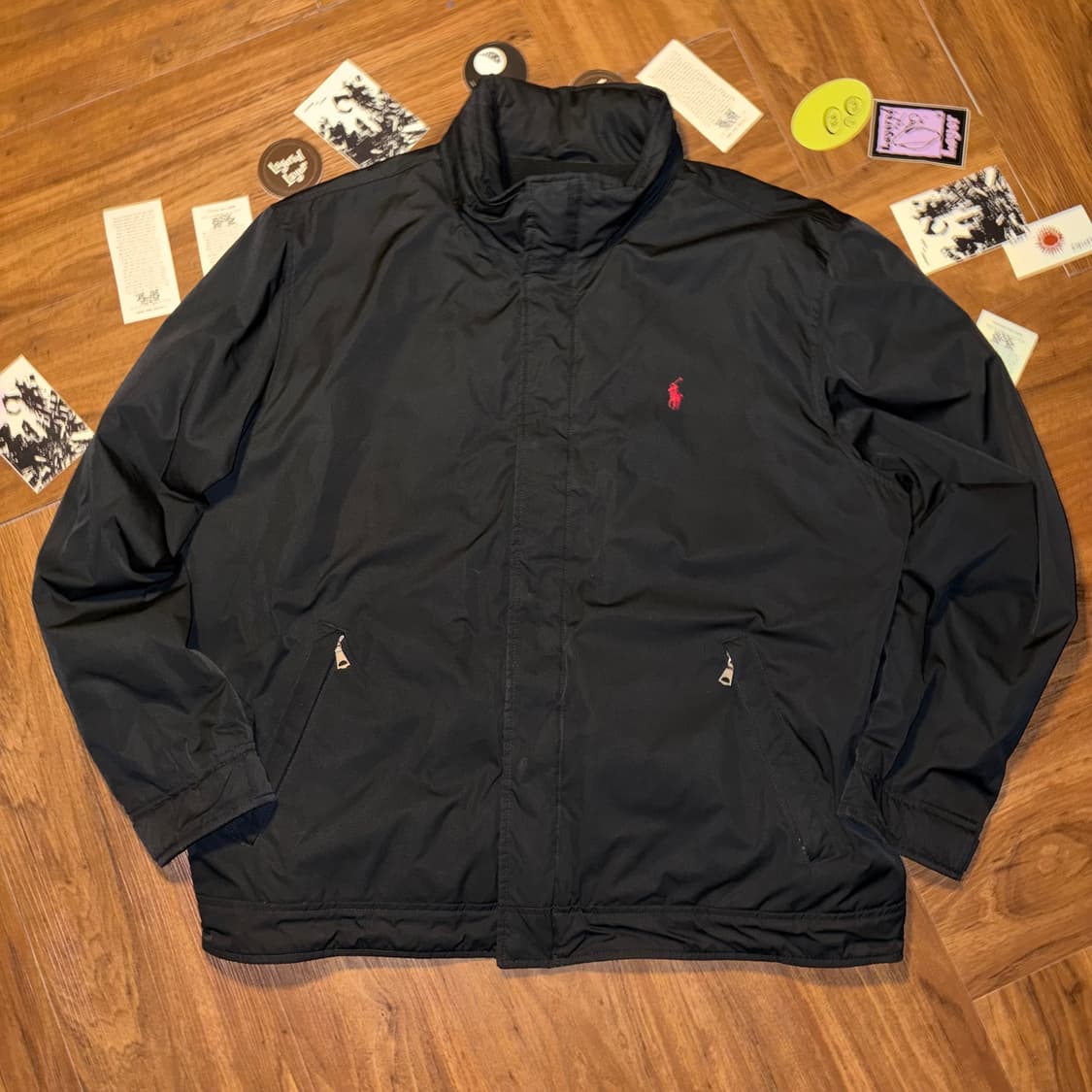 Polo ralph lauren padded parka black 상품이미지3