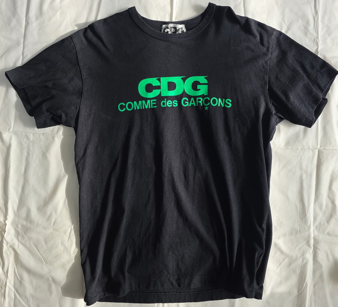 CDG 티셔츠 반팔 네온 그린 XXL 상품이미지1