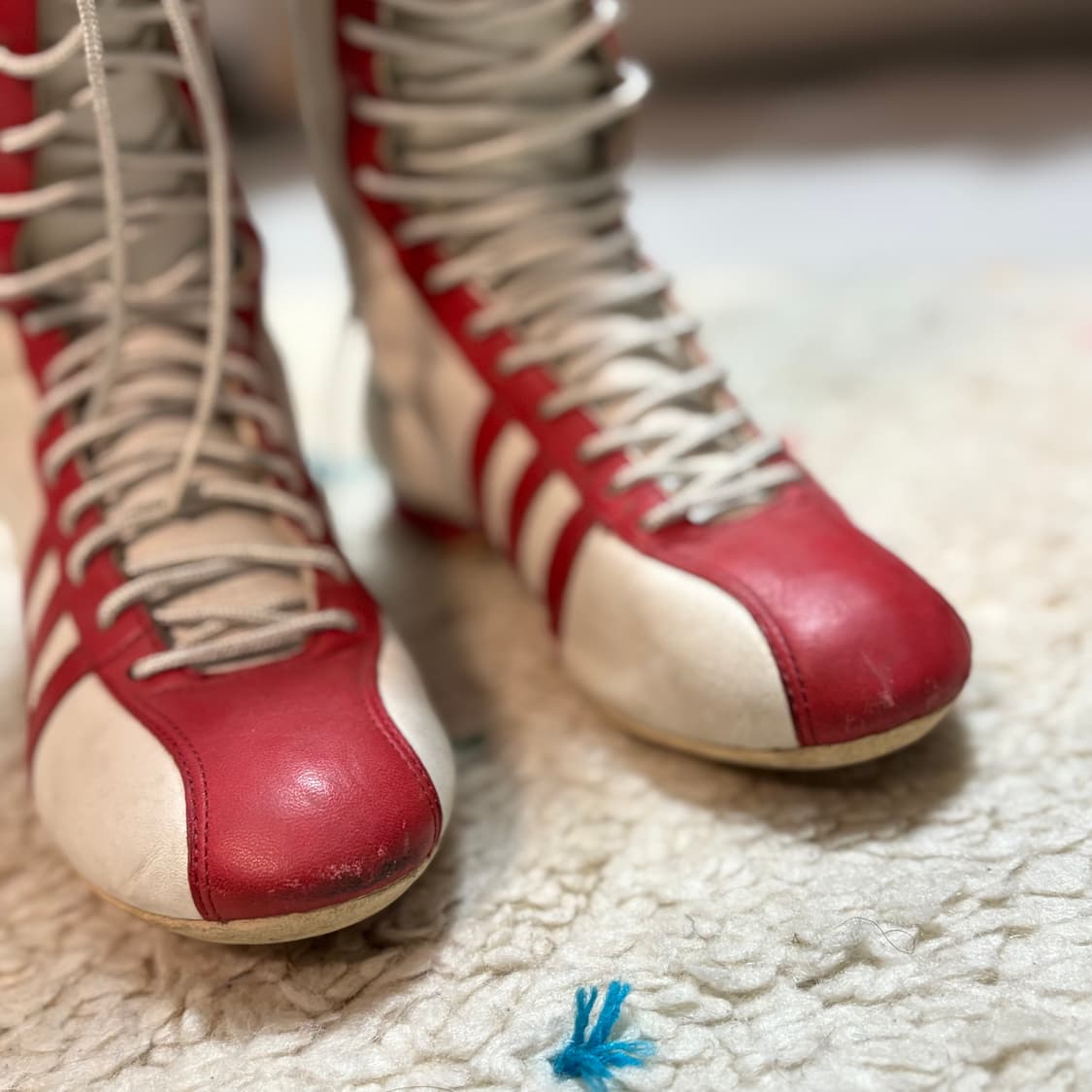 Y2k 04년도 제작 아디다스 오리지널 복싱 부츠 빈티지 240 상품이미지3