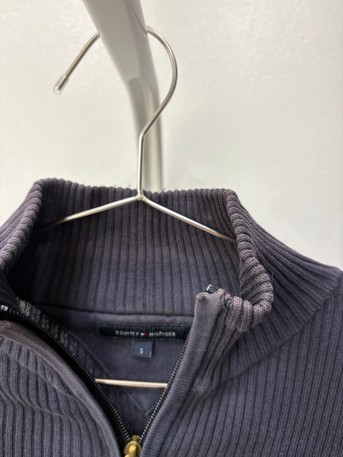 타미힐피거 네이비 니트집업 상품이미지8