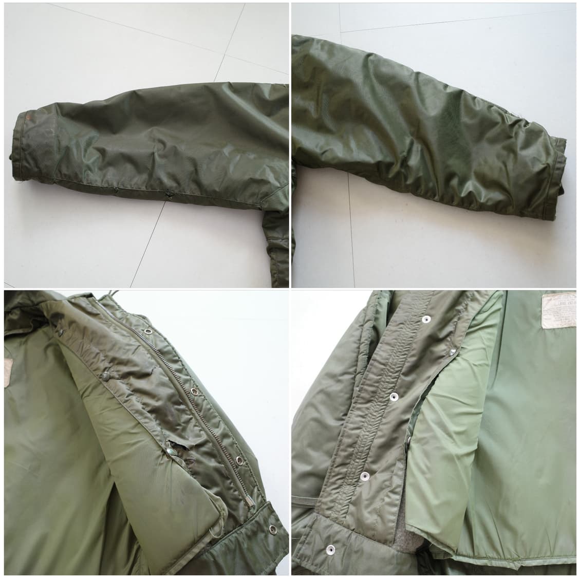 60s USN 미해군 A-1 덱자켓 내피포함 상품이미지5