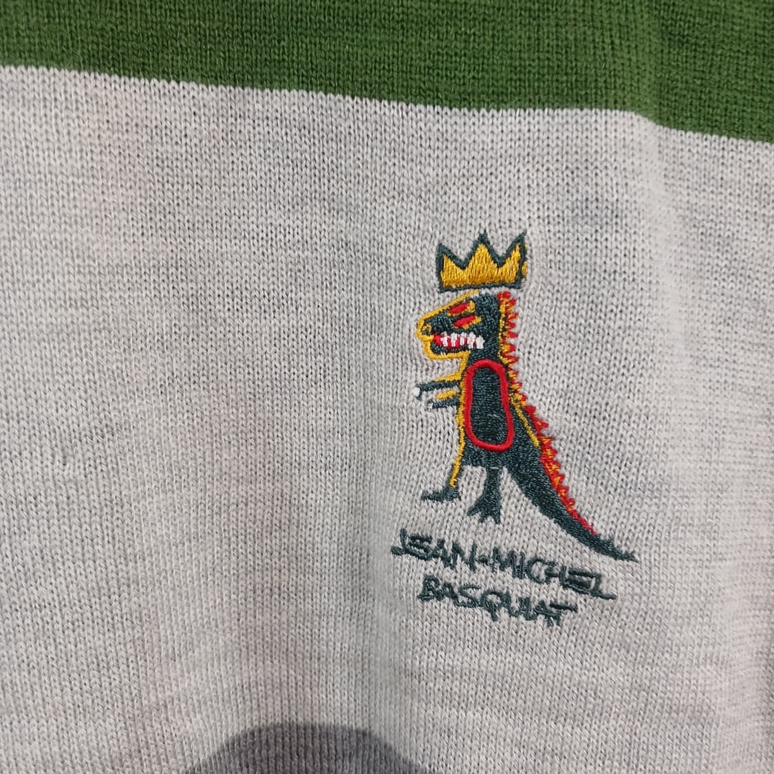 장미쉘 바스키아 니트 라운드 티셔츠 상품이미지4