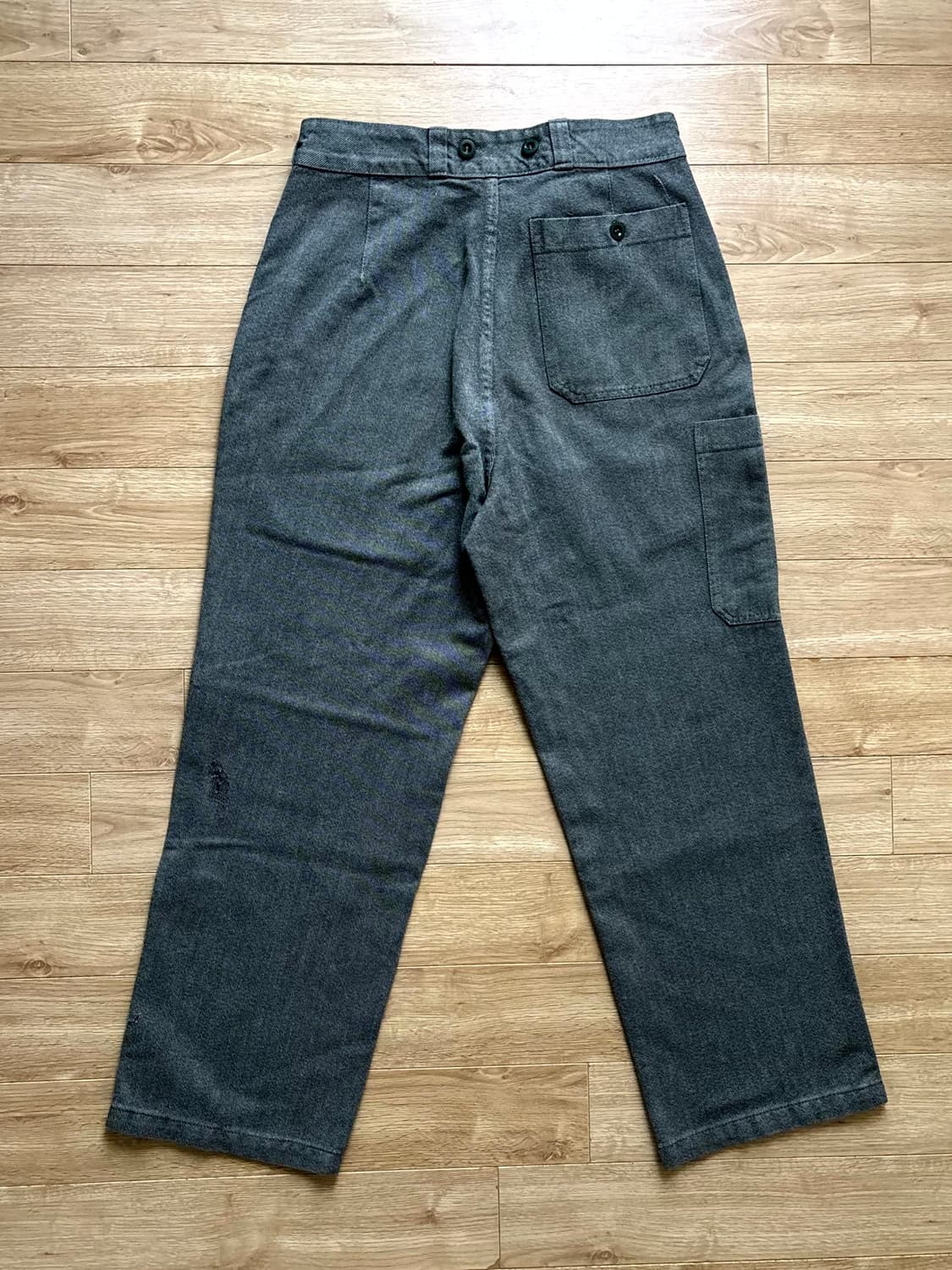 60's 스웨덴 프리즈너 워크 팬츠 32~33" 상품이미지8