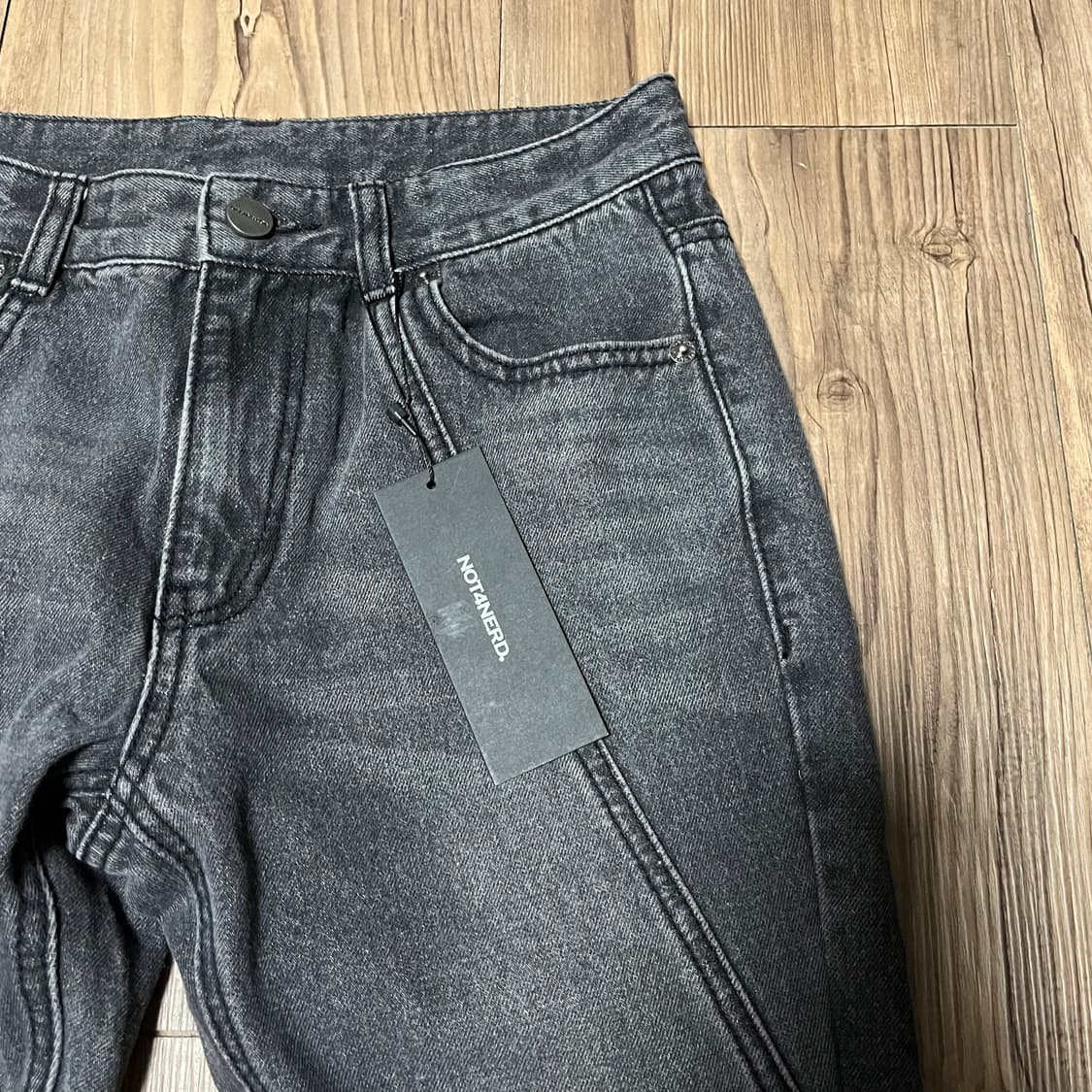 [Not4nerd]낫포너드 커브드 부츠컷 팬츠(블랙) 상품이미지9