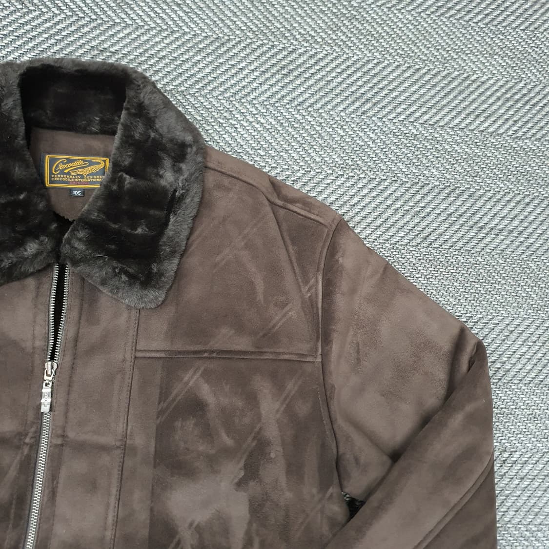 크로커다일 추동 무스탕 집업자켓 남자105~110 상품이미지3