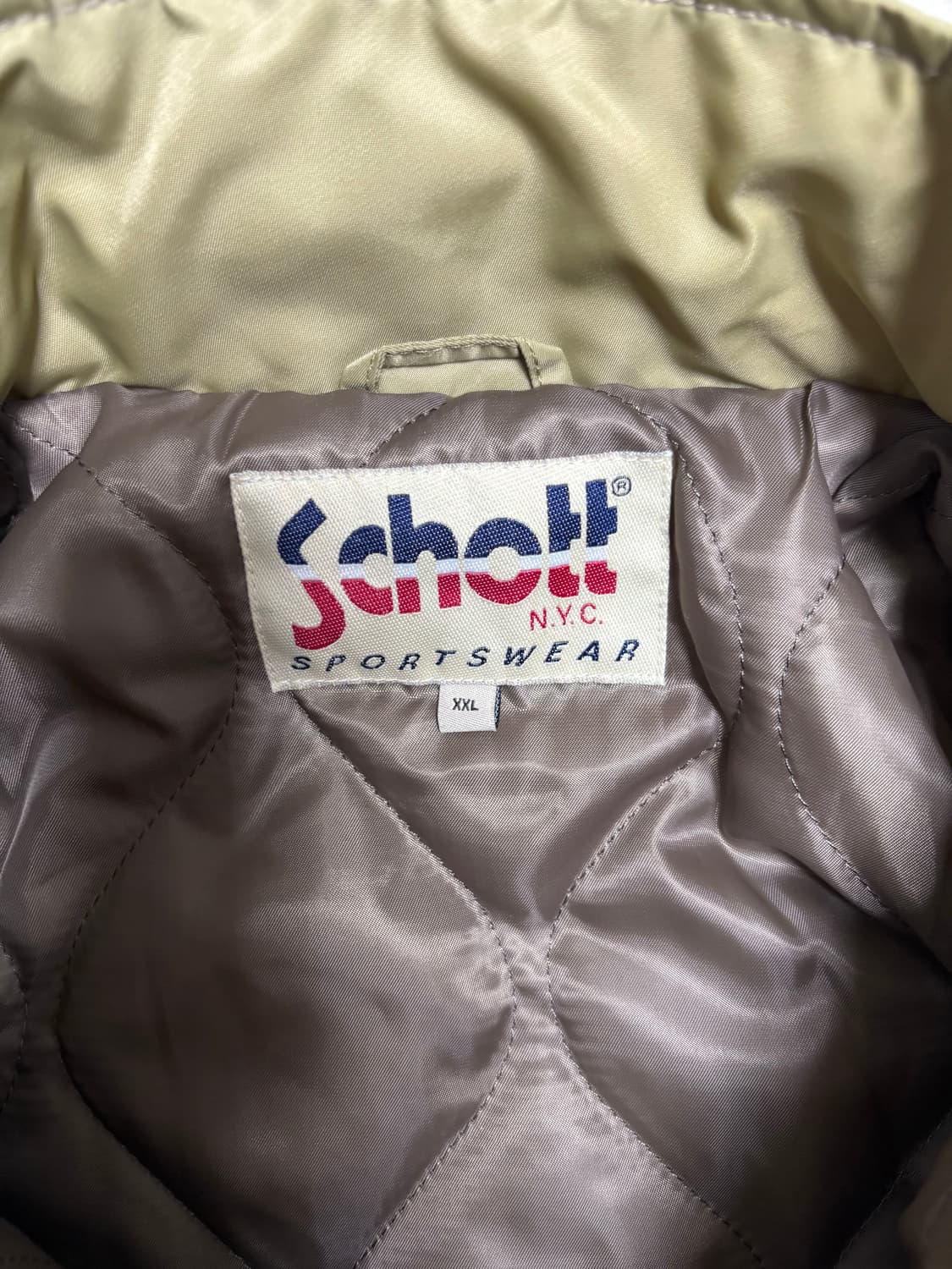 SCHOTT.NYC 쇼트 스포츠웨어 플라이트자켓(L-XL) 상품이미지3