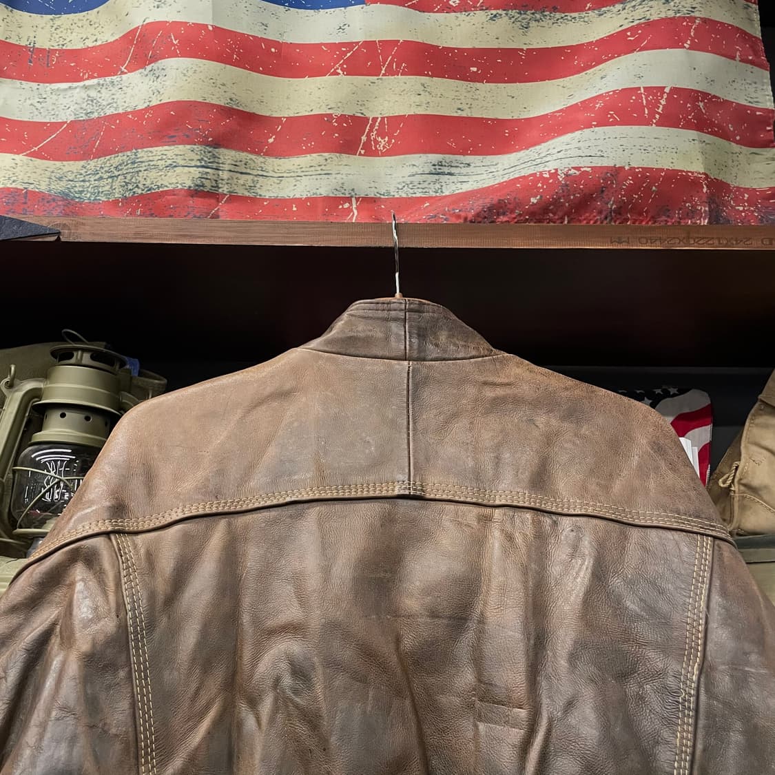 70s 카우하이드 리얼 레더 type 3 모델 트러커 소가죽 자켓 상품이미지8