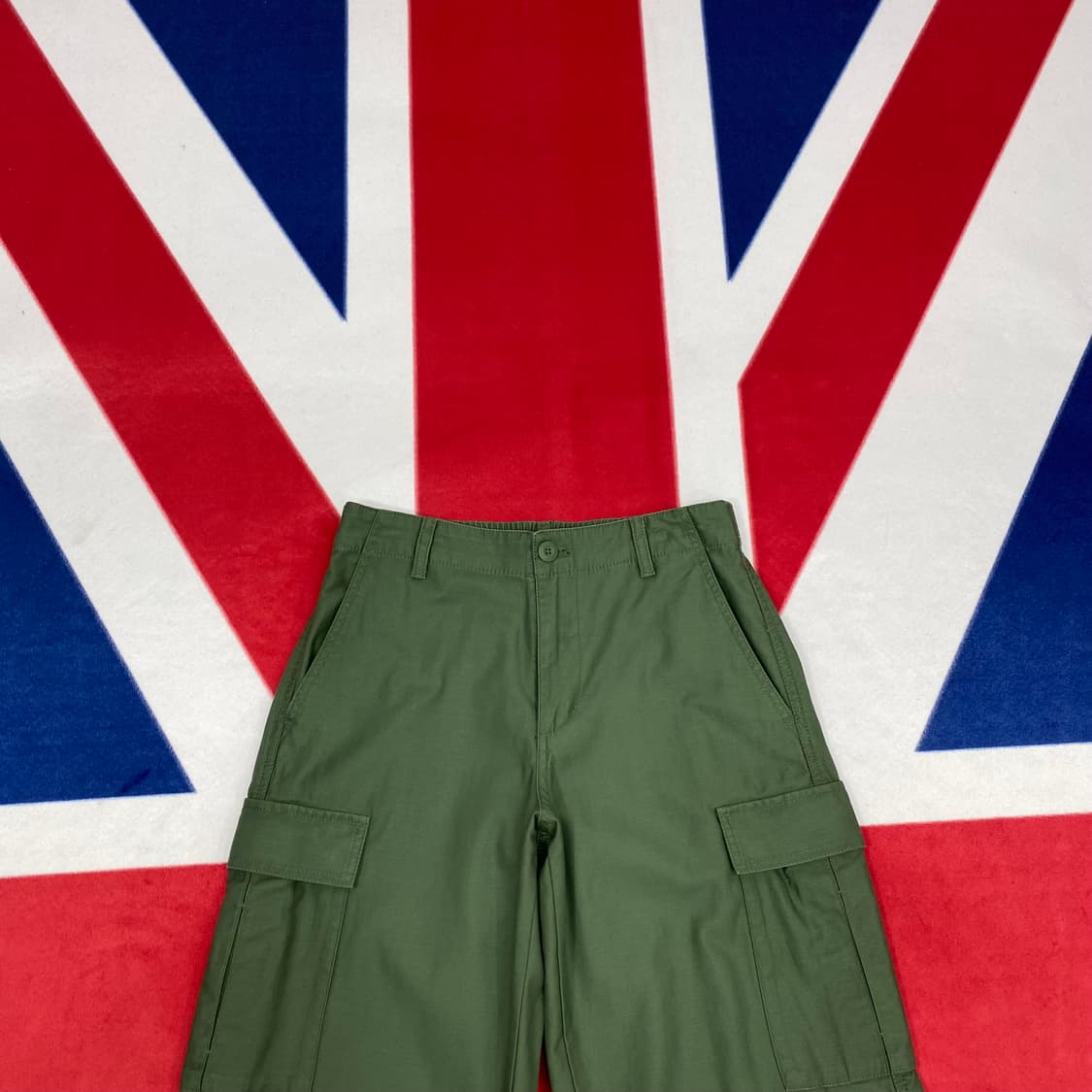 유니클로 뒷밴딩 카고바지 S 상품이미지2