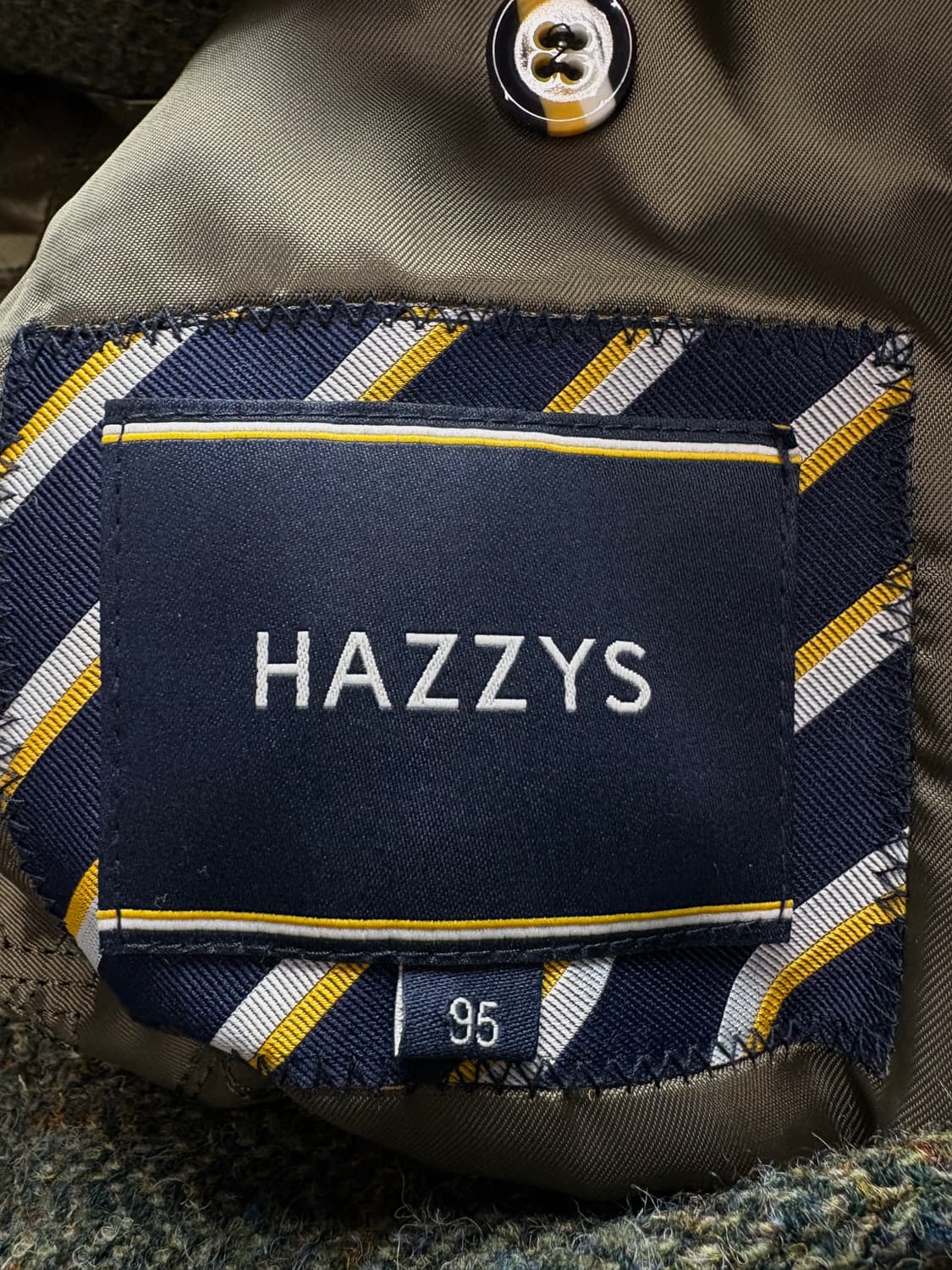 해지스 헤리스 트위드 울 블레이져 3918 상품이미지4