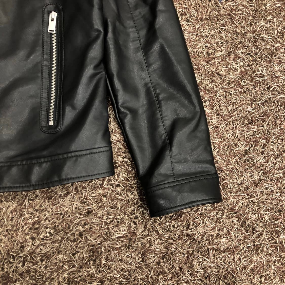 자라 레더 라이더 바이커 자켓 상품이미지3