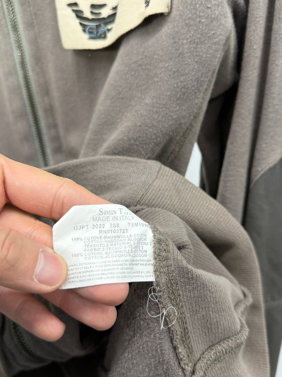 Emporio Armani cotton Zip Jacket 상품이미지8