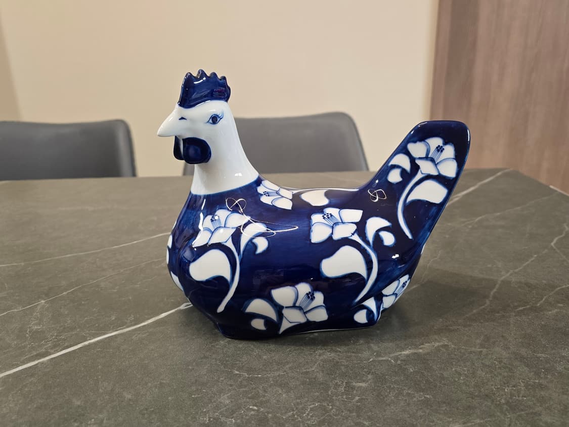 Gallo Design 핸드페인트 닭 도자기 장식품 상품이미지1