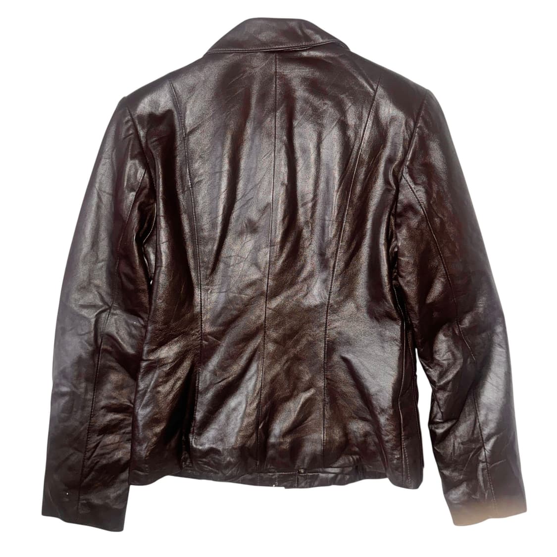 Dark Brown Leather Jacket 상품이미지5