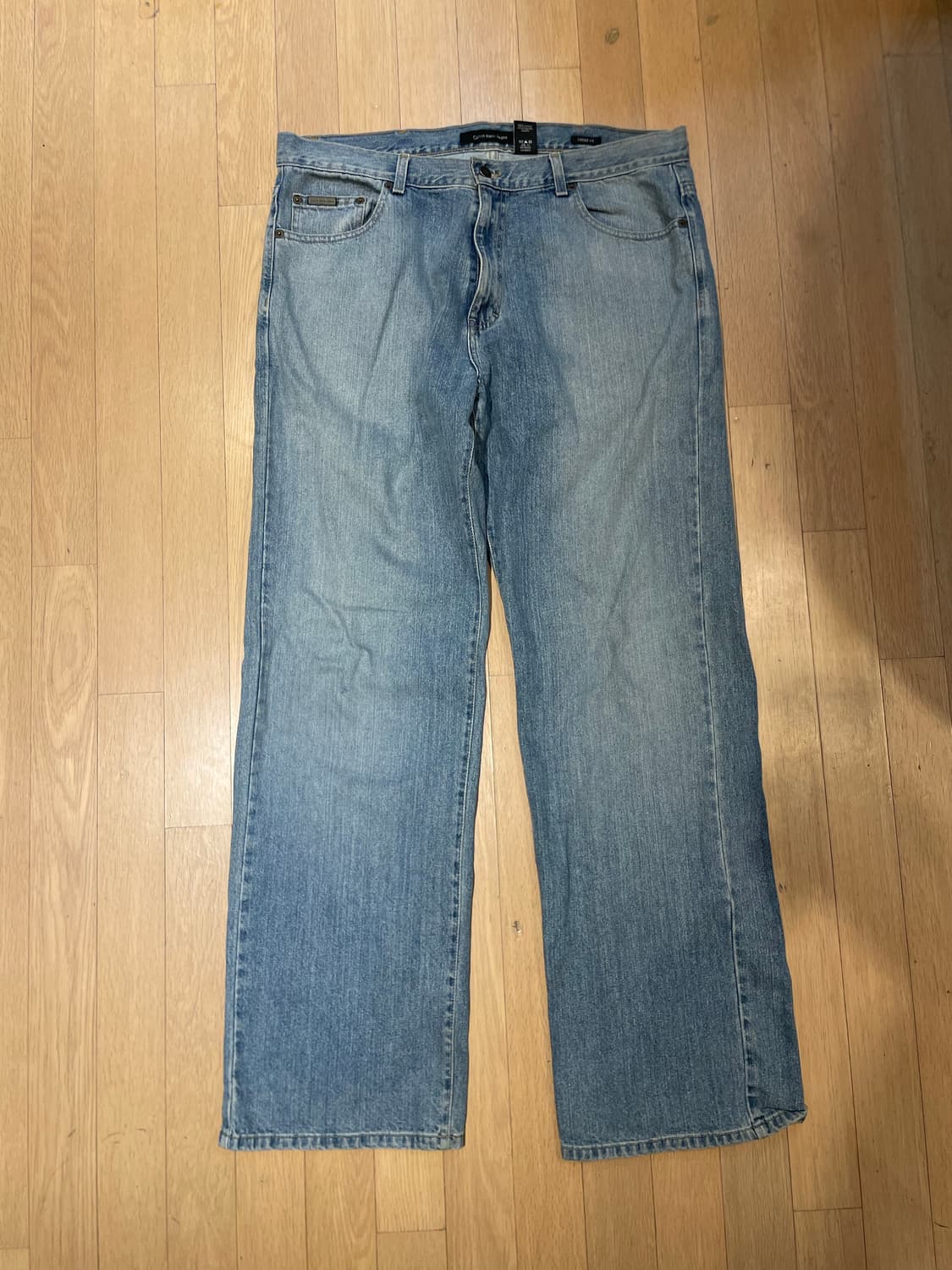 CK 캘빈클라인 루즈핏 데님 팬츠 38  상품이미지1