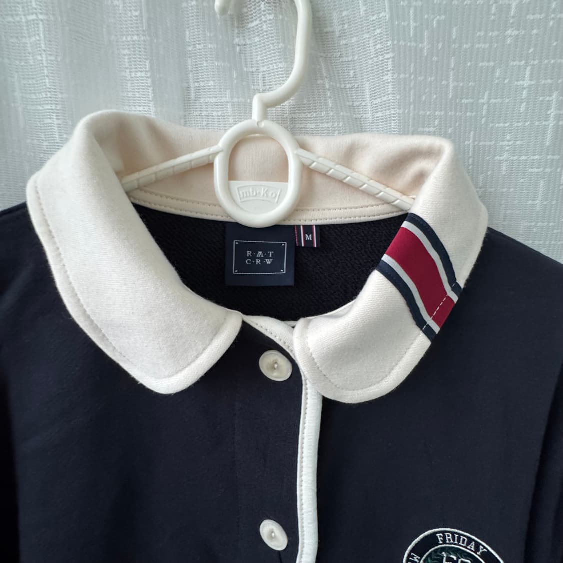 (미착용 새것)로멘틱 크라운 코튼 가디건 M 남여공용 상품이미지6