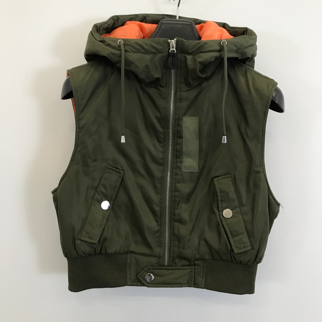 자라 크롭 ma1 후드 조끼 [M] 상품이미지1