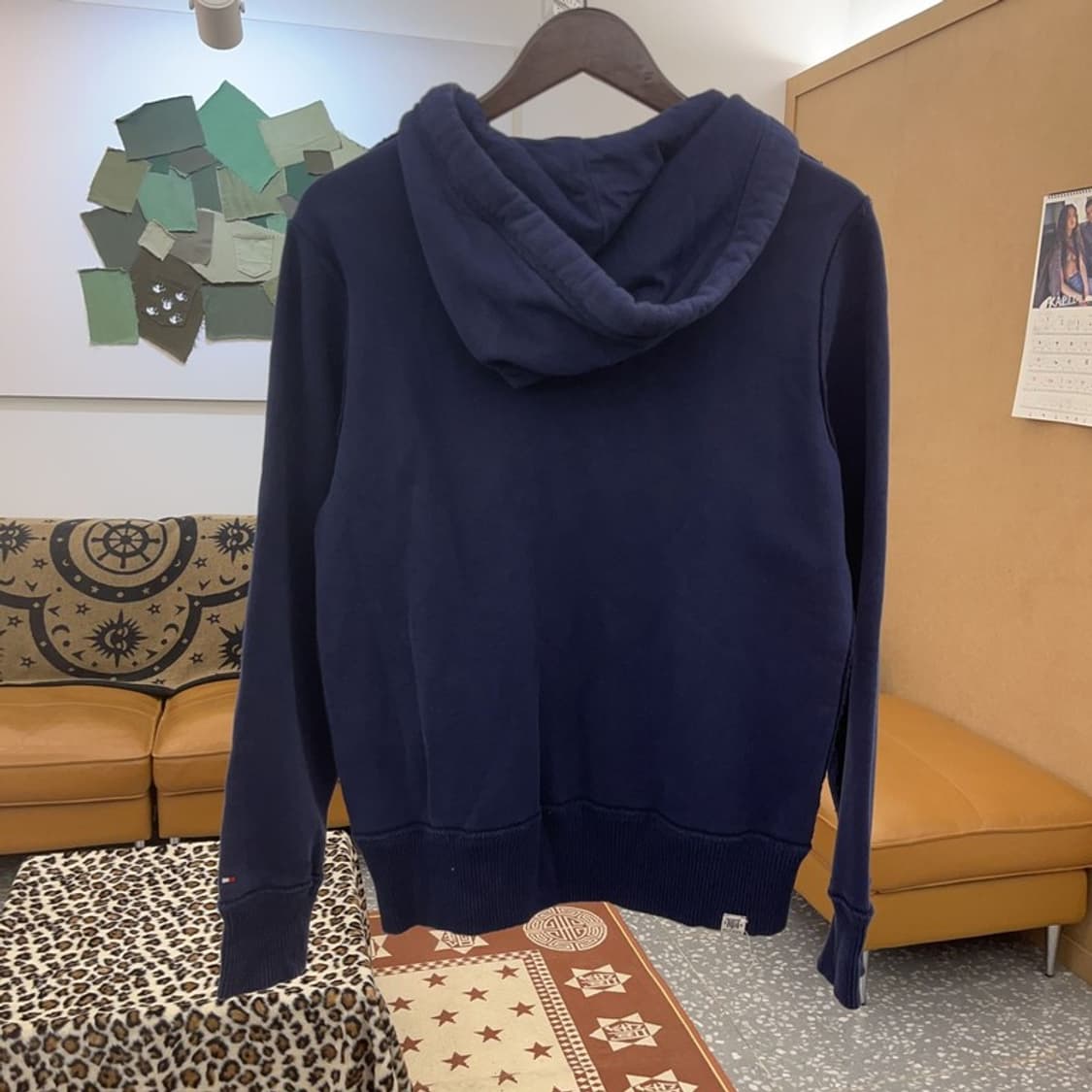 타미힐피거 레트로 빈티지 00's 아치로고 기모 후드집업 M C08981 상품이미지4