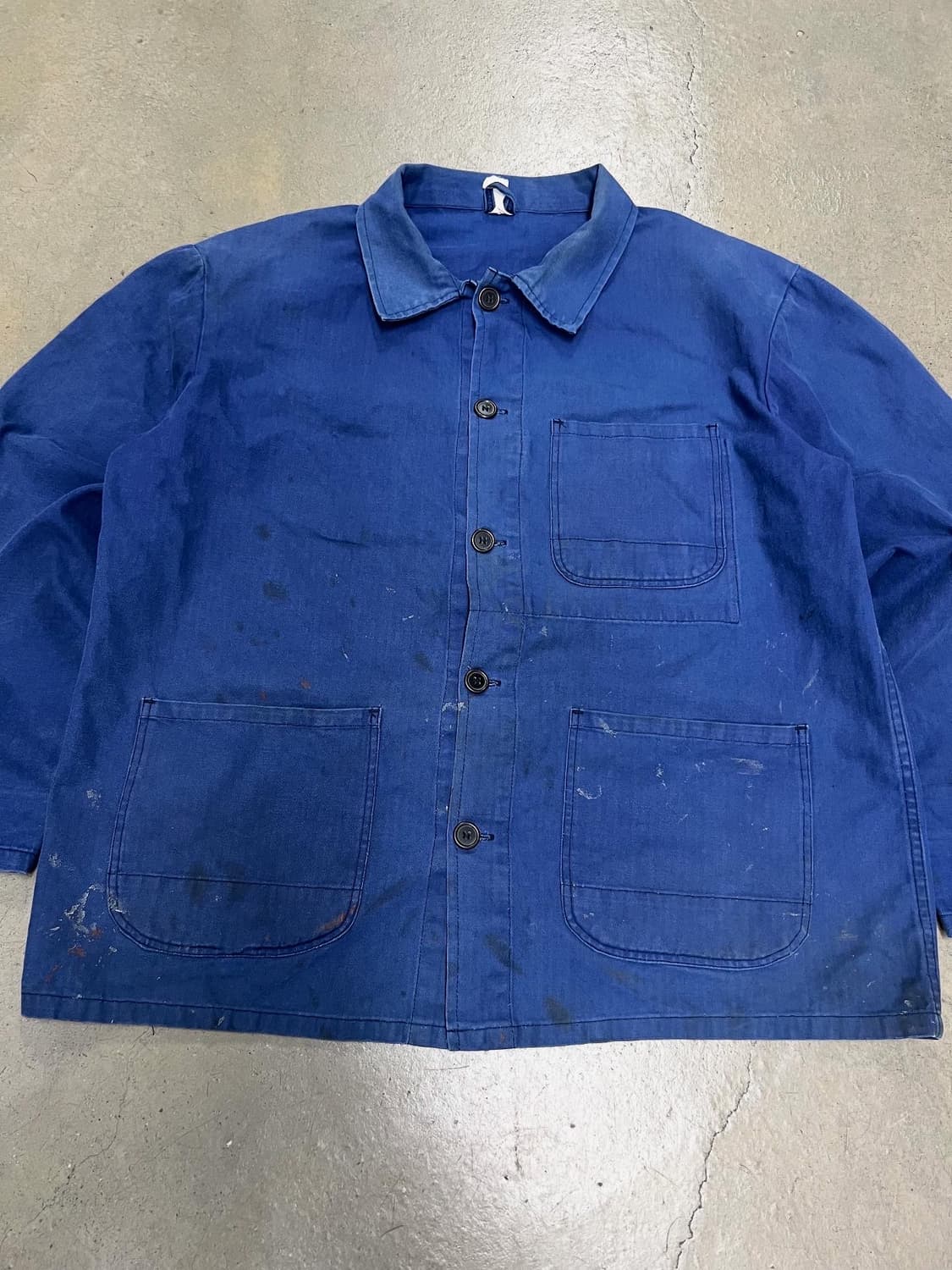 (BIG SIZE)FADED WASHED "HBT" 헤링본 프렌치워크자켓 상품이미지2