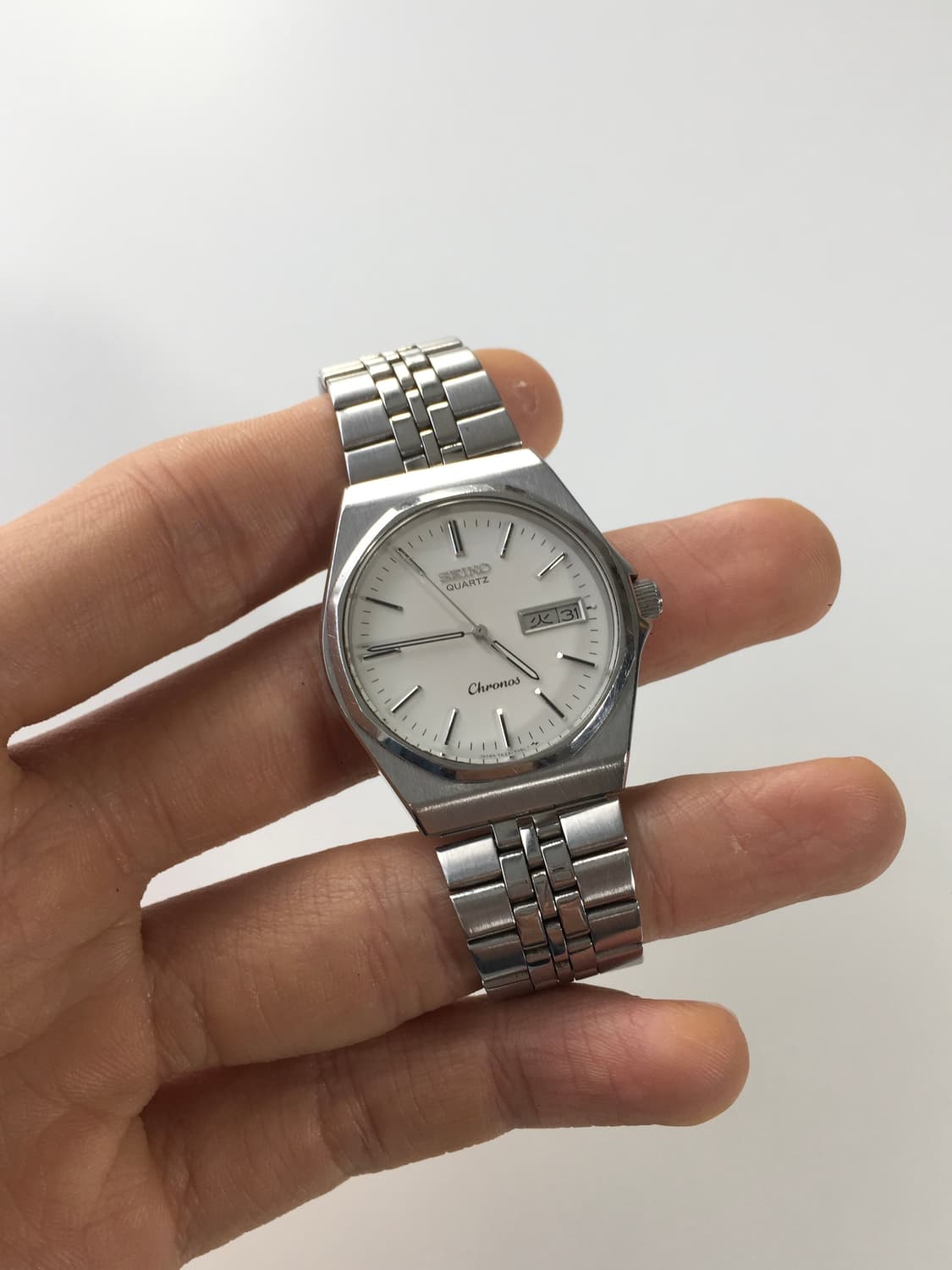 80s seiko chronos day-date quartz 상품이미지3