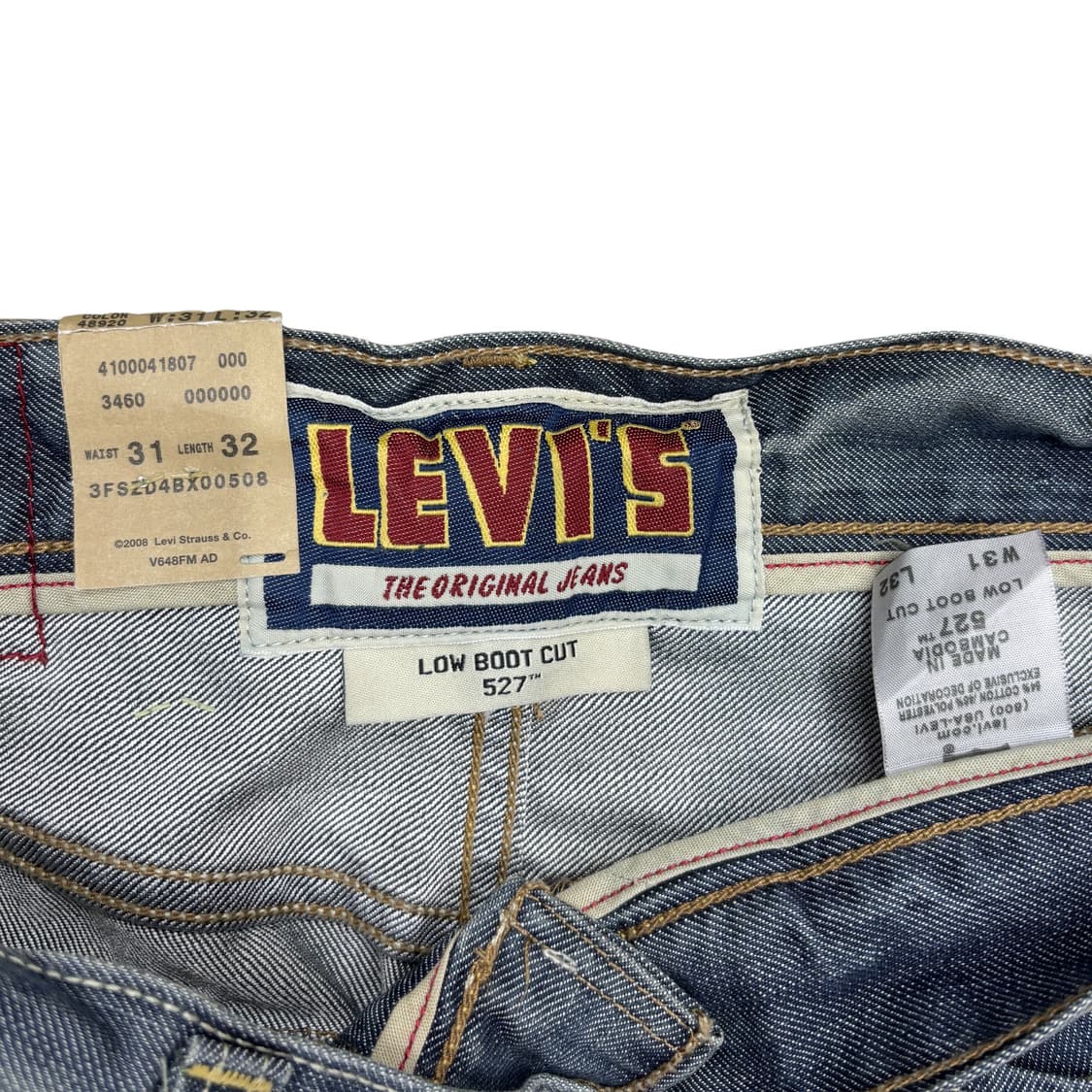 00's 리바이스 데드스탁 527 로우 부츠컷 상품이미지7