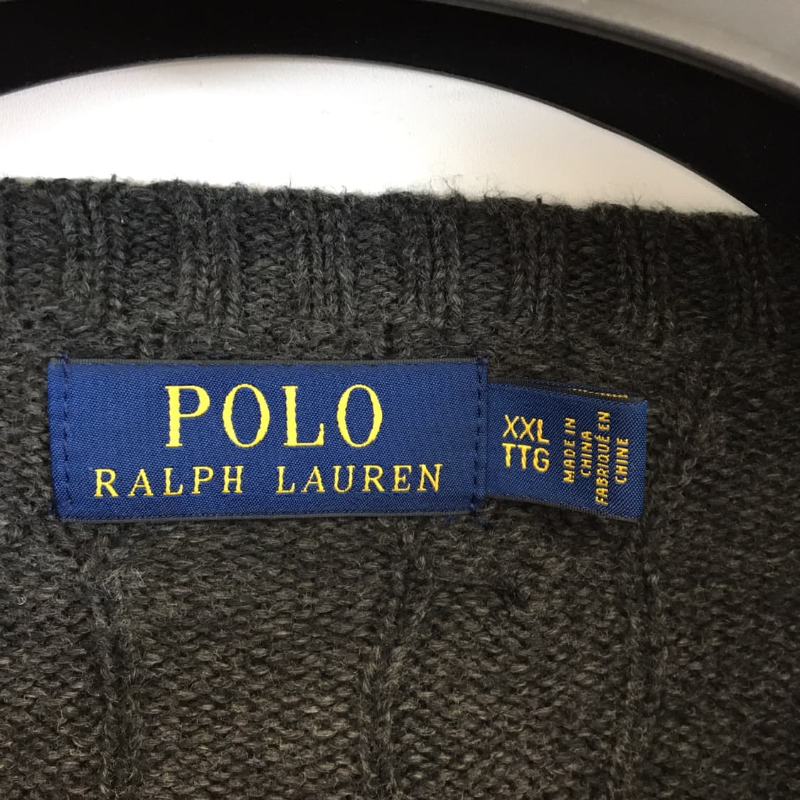 폴로 랄프로렌 실버포니 상위라인 케이블니트 XXL  상품이미지5