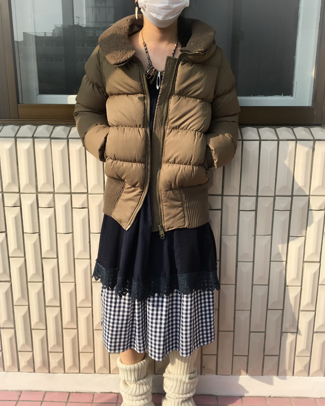 Thick neck point padded jacket 상품이미지5