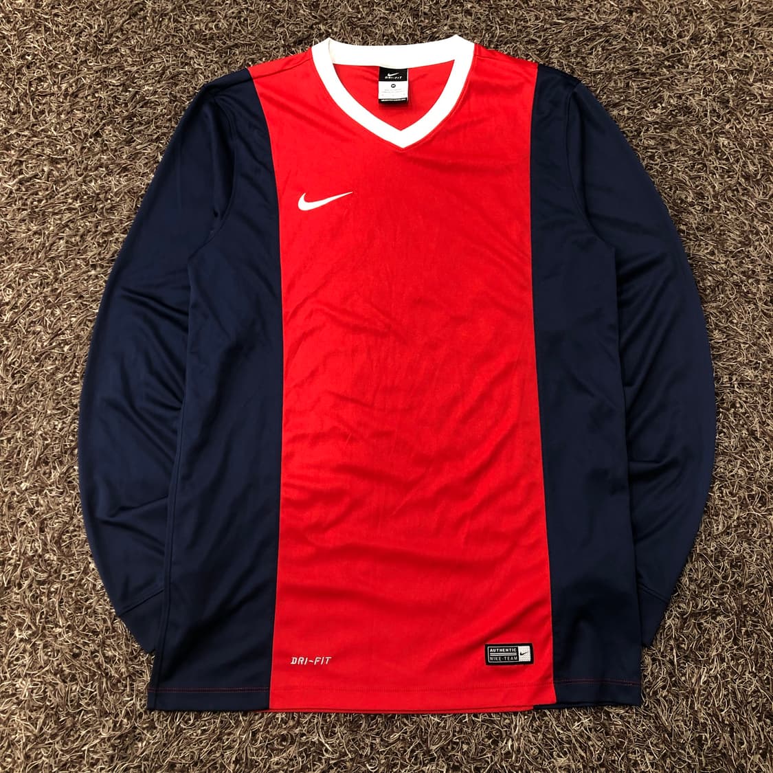 나이키 드라이핏 배색 풋볼 저지 롱슬리브 상품이미지1