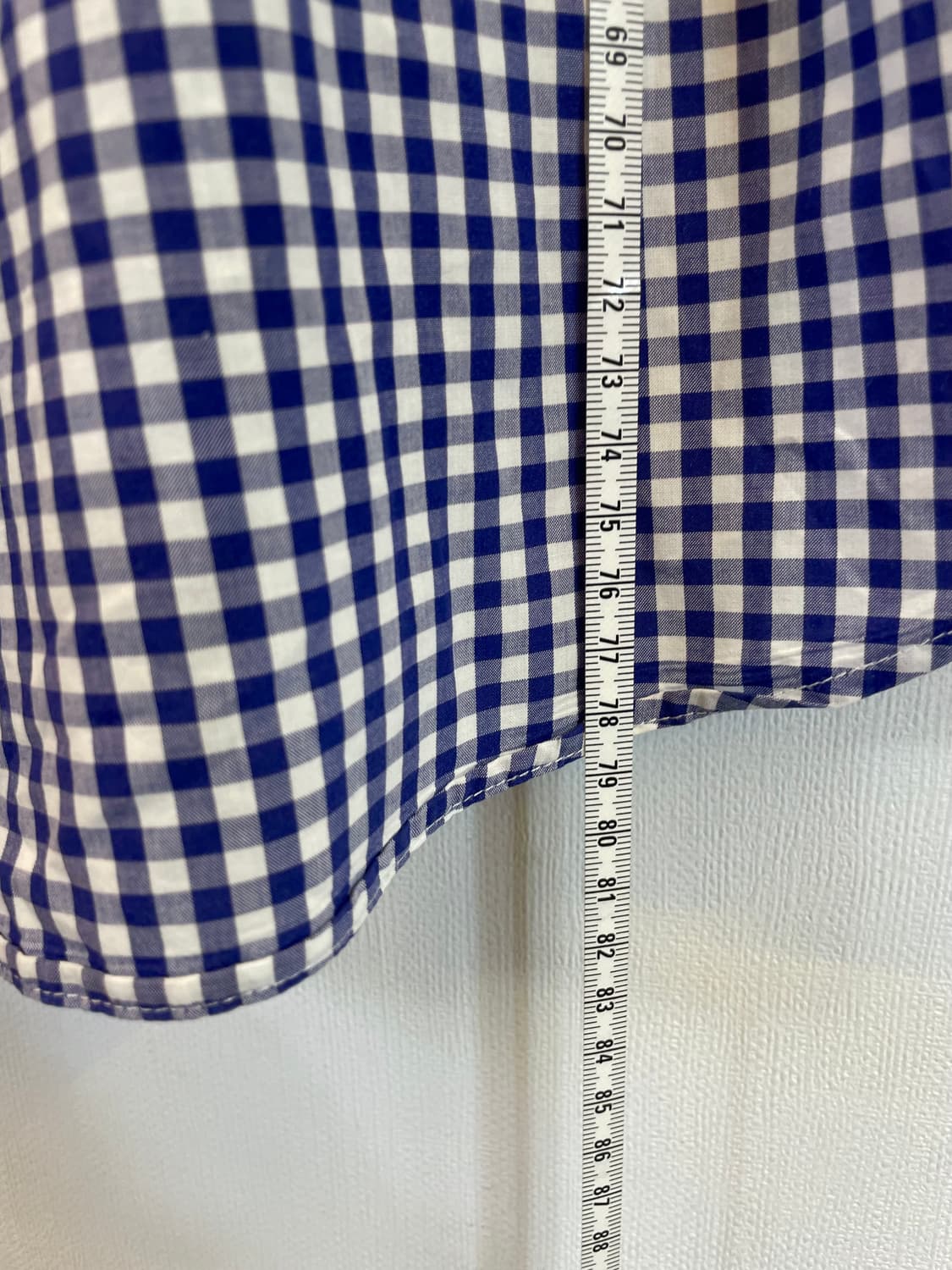 폴로랄프로렌 깅엄체크남방 폴로체크셔츠m (드라이완료) 면남방 면100% 상품이미지9