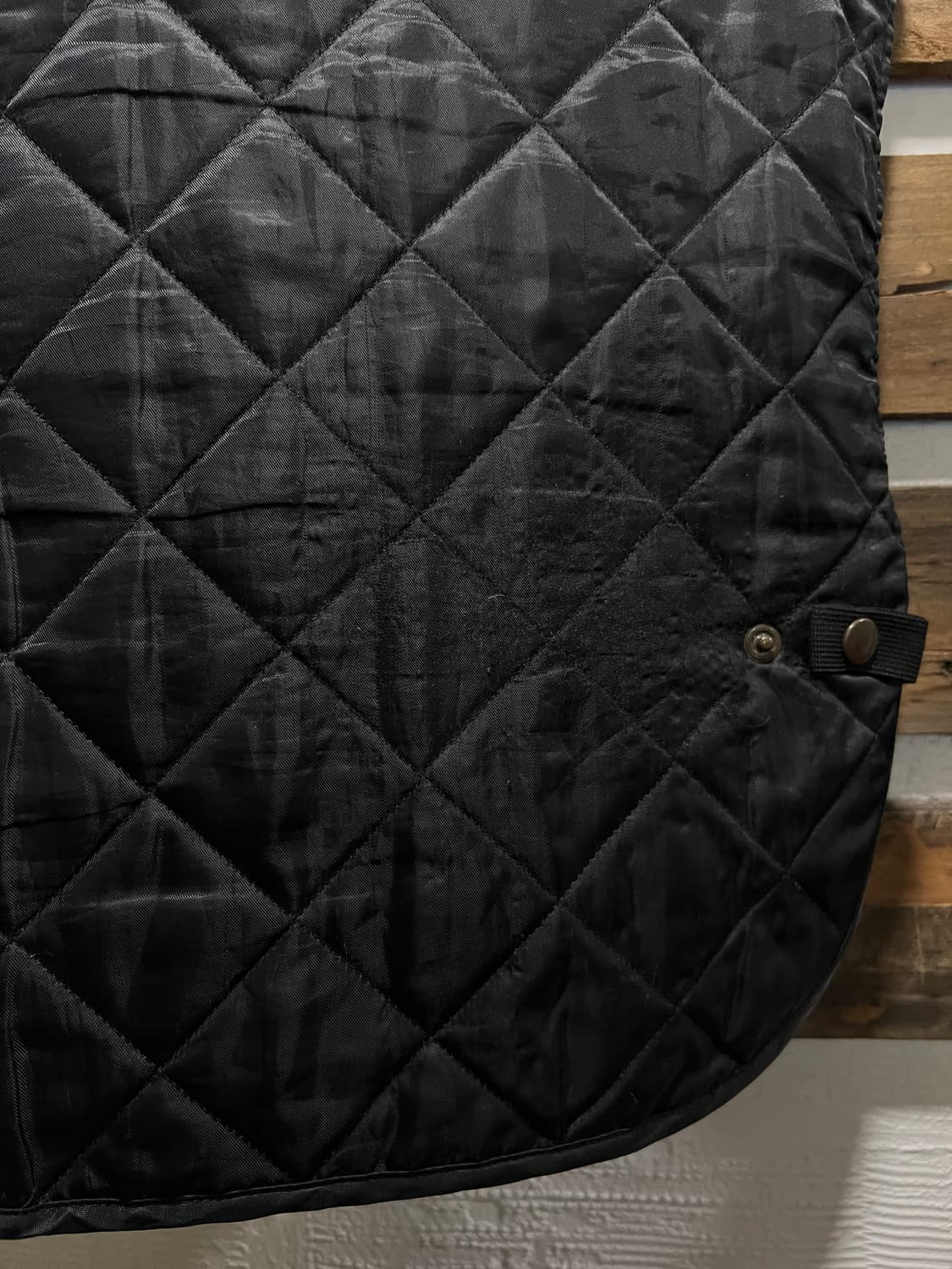 [S]90's Belstaff 벨스타프 블랙 퀼팅 모터사이클 베스트 상품이미지8