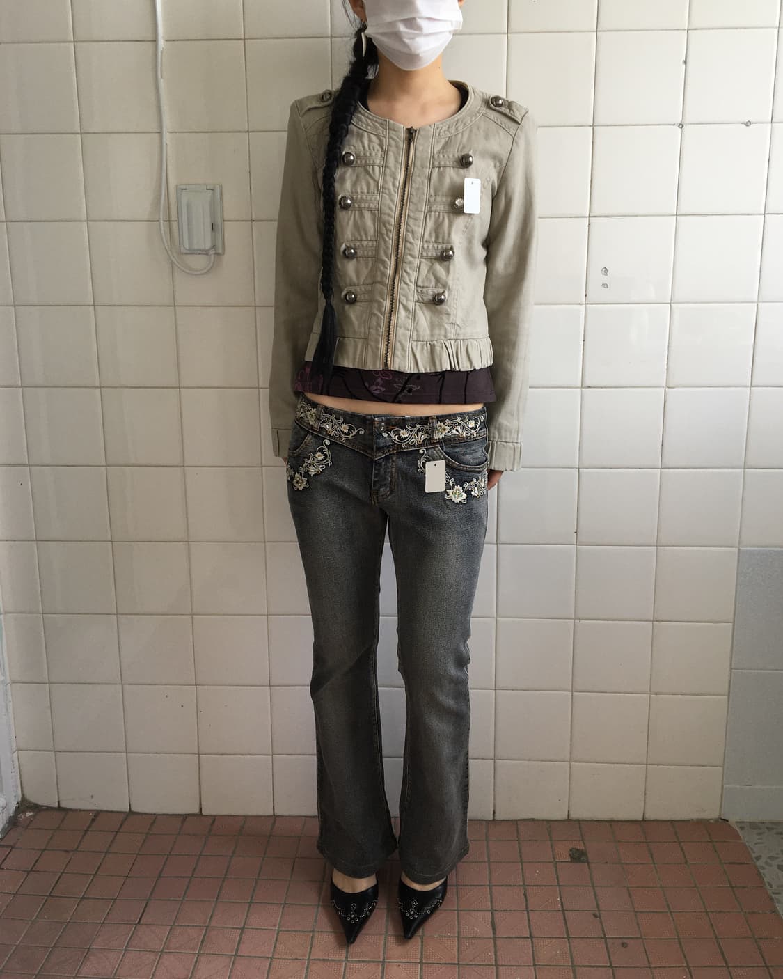 Double button point jacket 상품이미지6