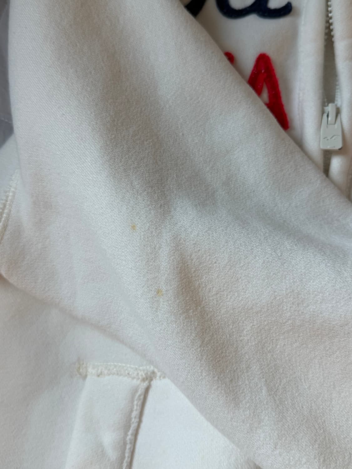 홀리스터 화이트 후드집업 M 상품이미지5