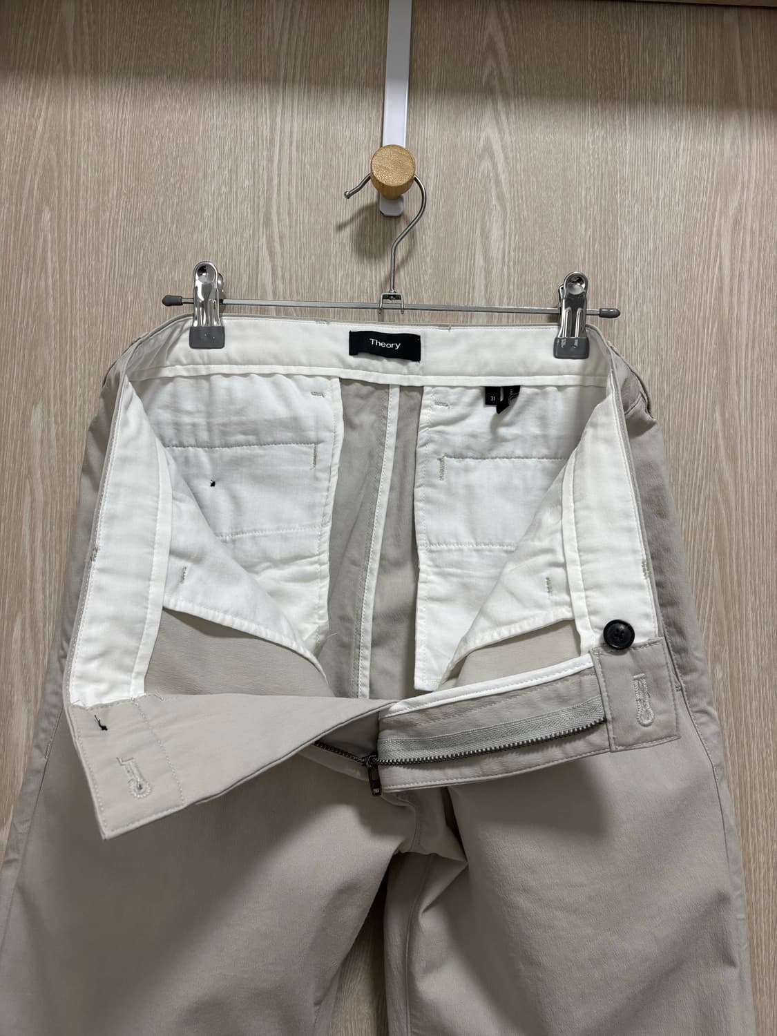 띠어리 제인 솔리드 트윌치노팬츠31"/아이보리 상품이미지4