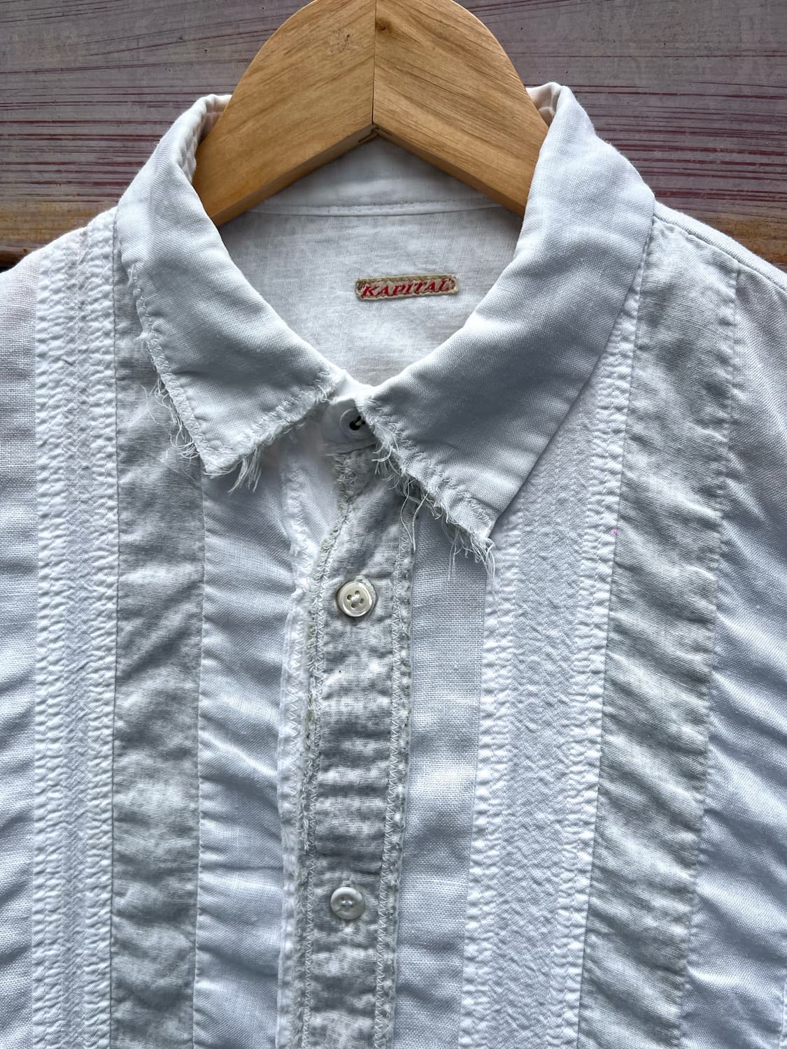 Kapital Linen White Shirt 상품이미지3