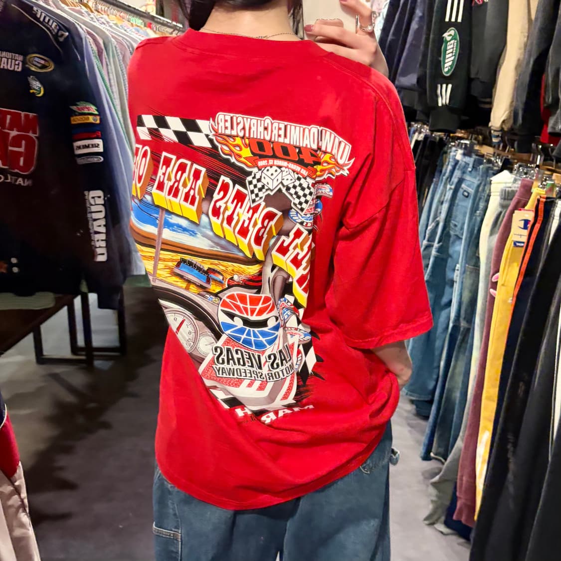 [IM] NASCAR 레이싱 그래픽 레드 반팔티 상품이미지6