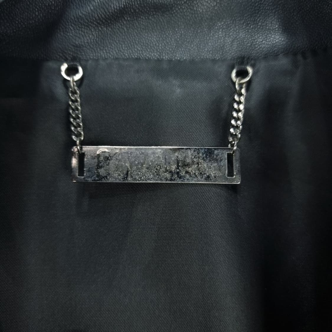 [드로우핏] 리얼 램스킨 양가죽 사선 라이더 자켓 블랙 M18908 상품이미지6