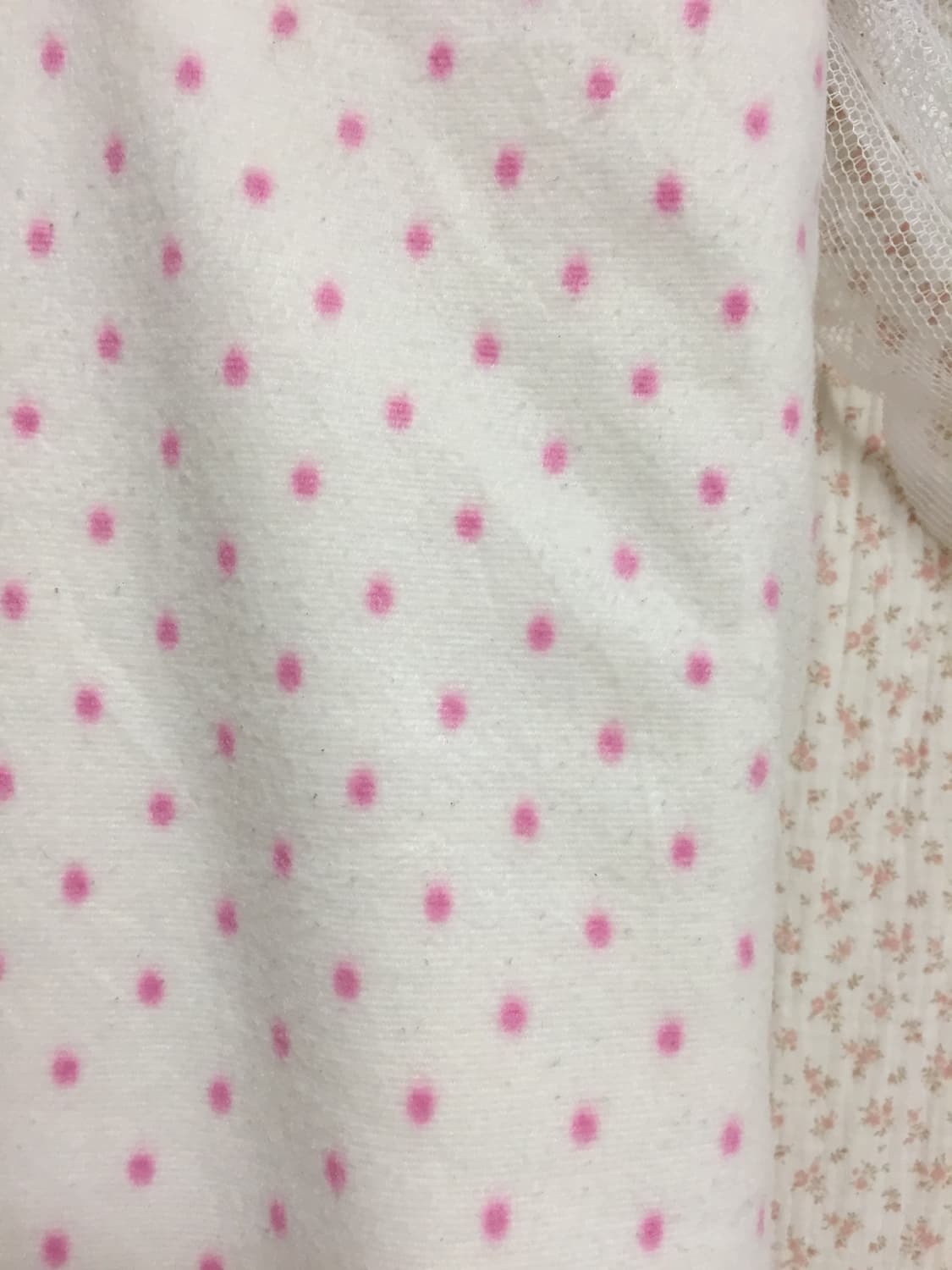 빈티지 로즈보아 아이보리 담요 상품이미지7