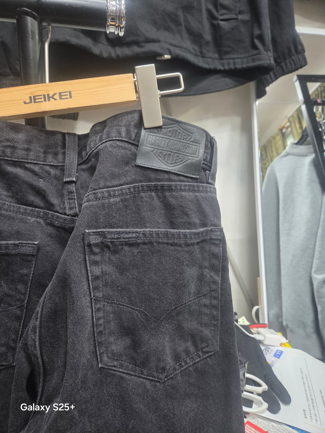 할리 데이비슨   즐랙  데님  팬츠 상품이미지2