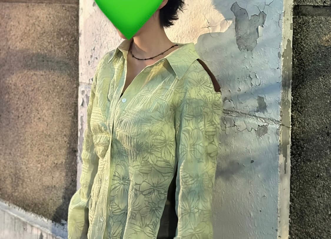 앤더슨벨 우먼 콤비네이션 블라우스 셔츠 s 상품이미지2