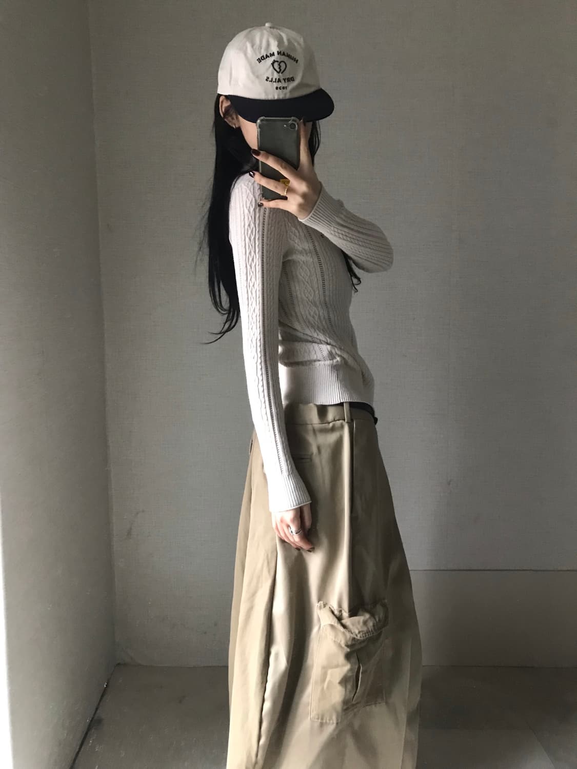 타미힐피거 오트밀 딱붙핏 니트집업 상품이미지5