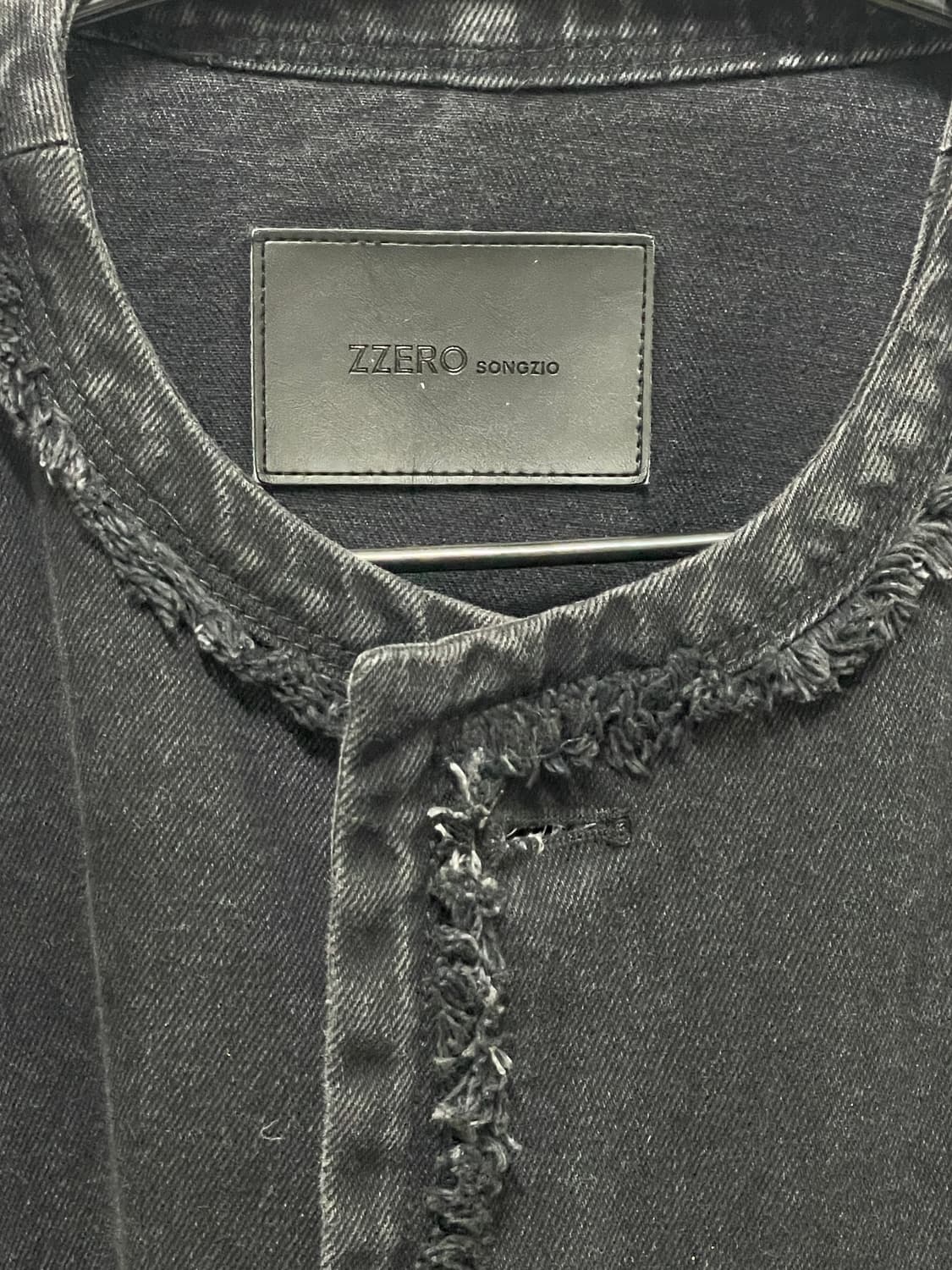 송지오옴므 25SS 지제로 라운드 넥 데님 점퍼 상품이미지3