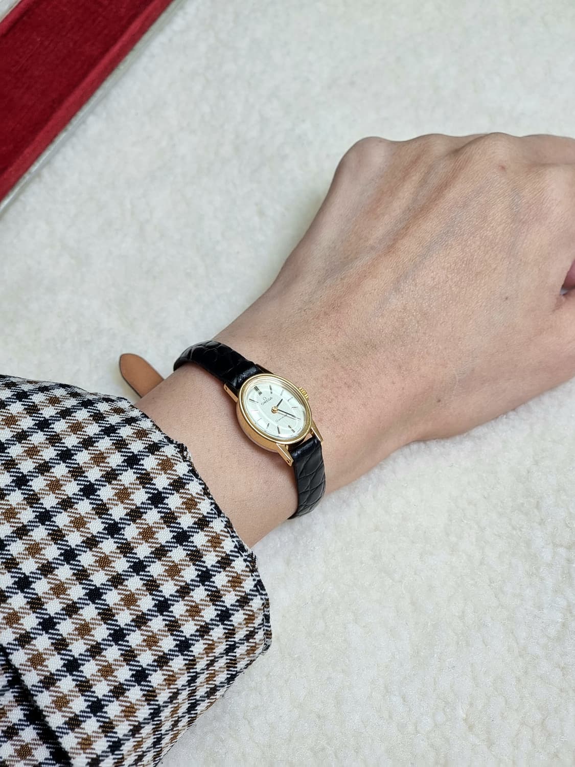 오메가 제네브 빈티지 오벌 실버 다이얼 수동 여성시계 상품이미지9